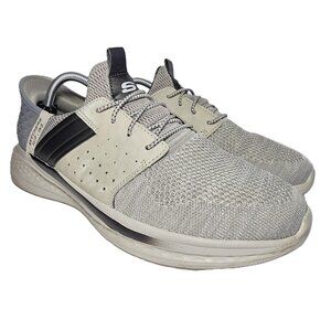 Skechers Mens Slip-ins Slade Ocon Size 10.5 Gray 210811 Handsfree Sneaker Shoes